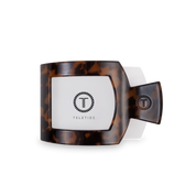 Tortoise Flat Square Hair Clip