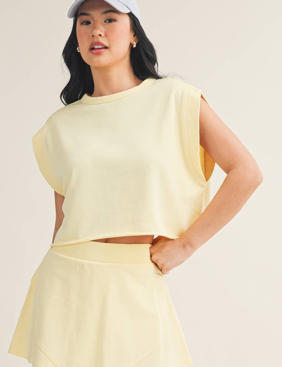 Mineral Wash Open Back Top