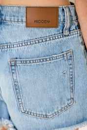 SOFIE RAW HEM SHORTS
