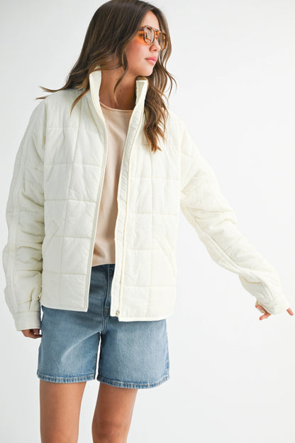 Bebe Puffer- White