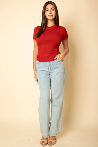 Kelsey Ribbed Top