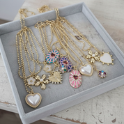 Trendy Bow Gold Single Charm Necklace