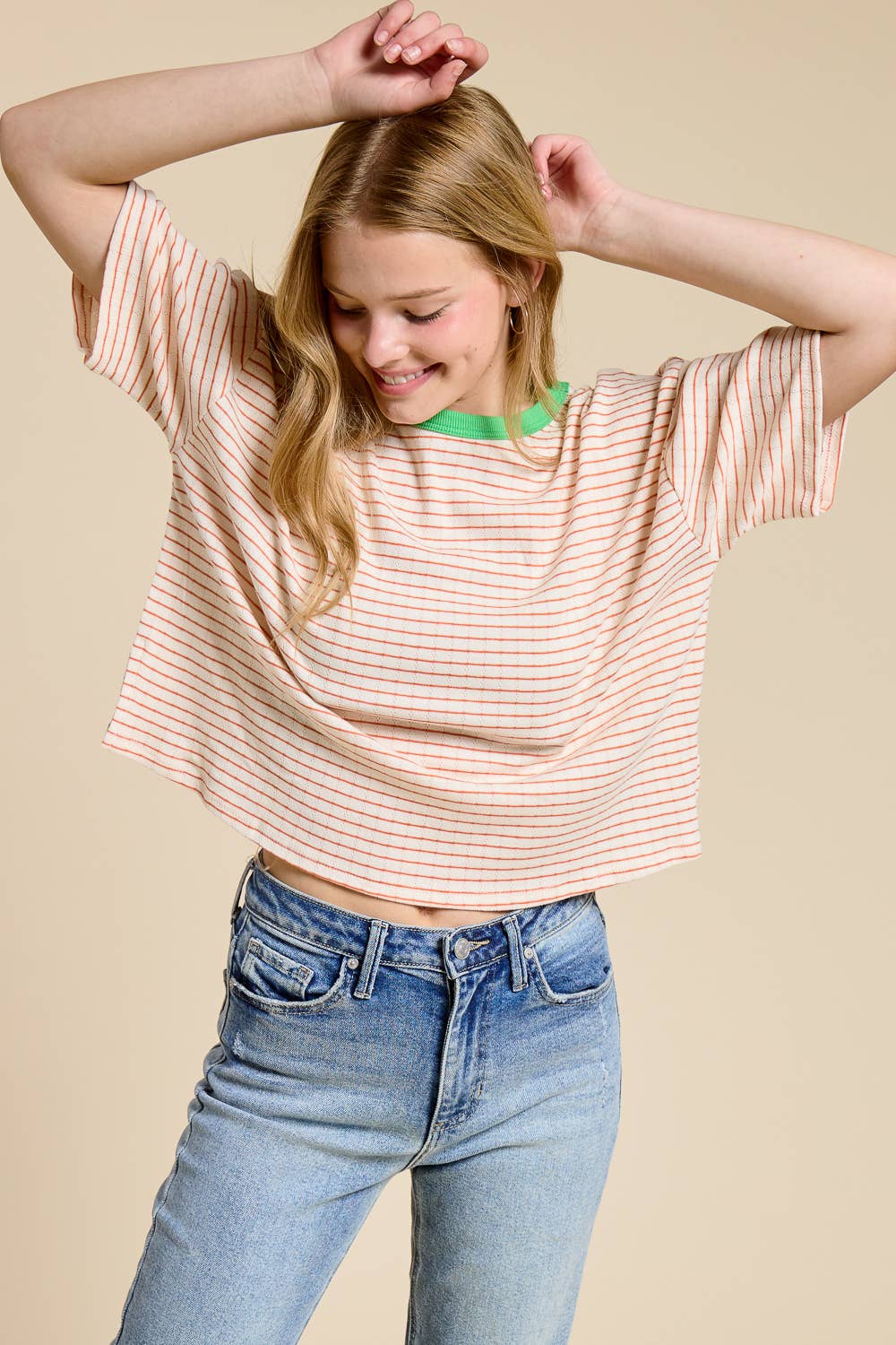The Retro Stripe Ringer Tee