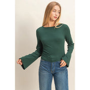 London Ribbed Knit Top