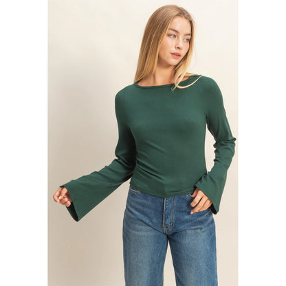 London Ribbed Knit Top