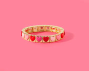 Enamel Stretch Bracelet - Love - Assorted Styles