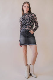 Floral Sheer Lace Top