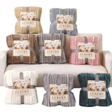 Flunnel Plush Throw Blanket