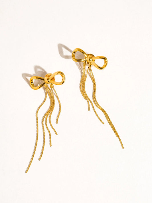 Heart Tassel Earring