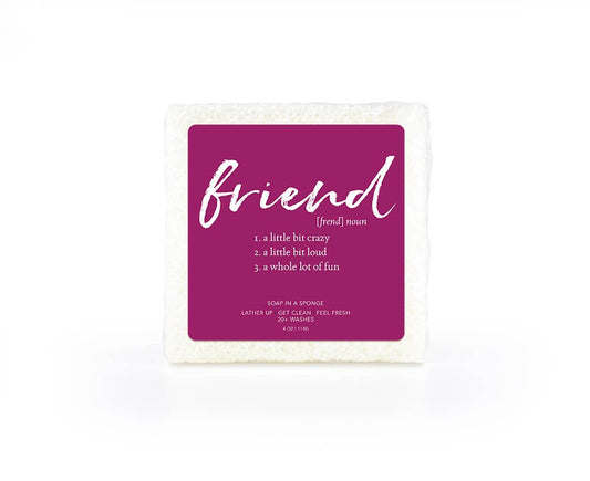 CRAZY FRIEND Soap in a Sponge