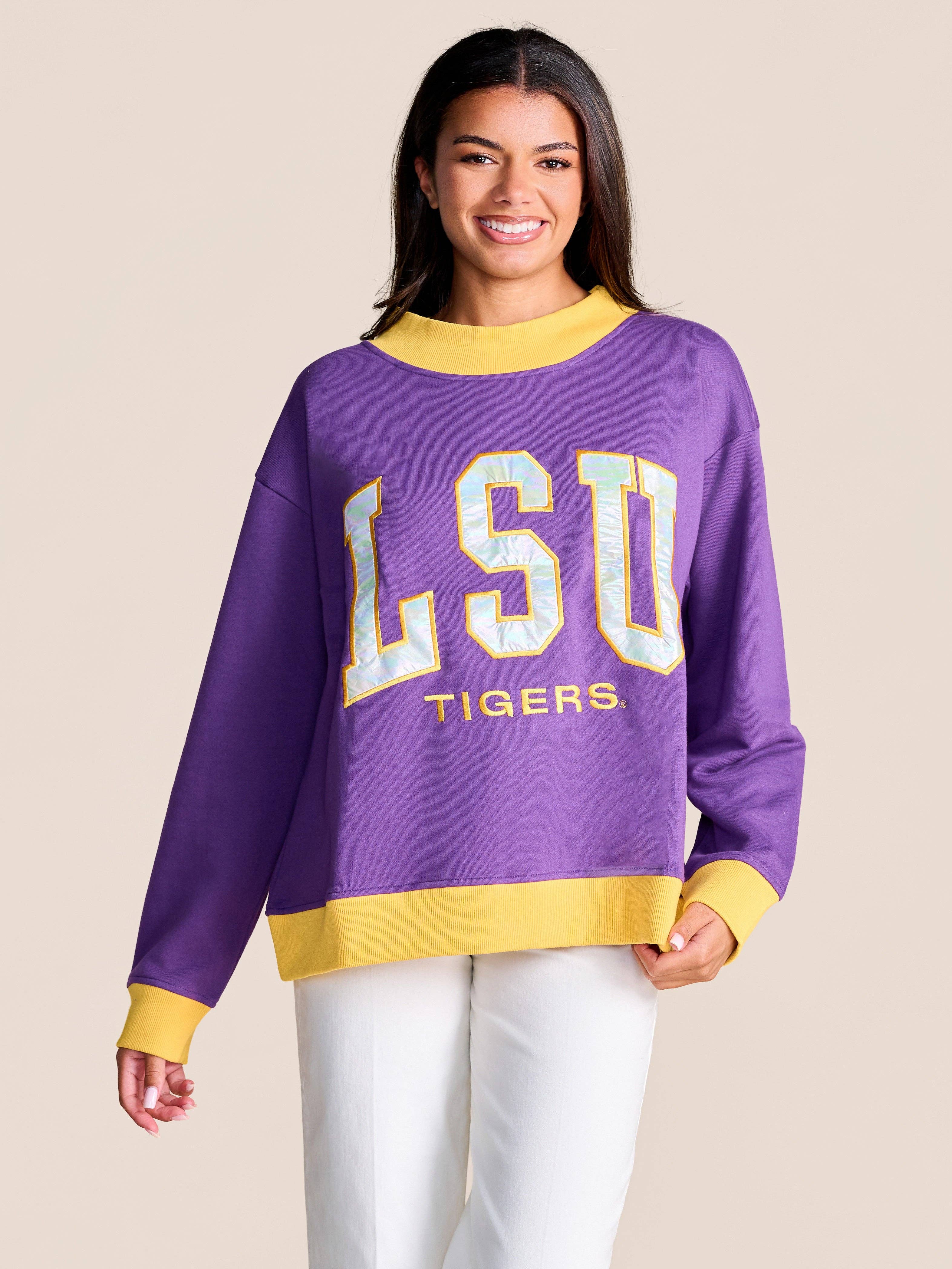 The Captain Mockneck Pullover | LSU