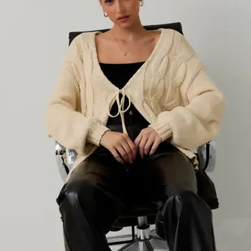 Kable Knit Cardigan