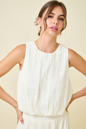 Crinkle Bubble Maxi Set