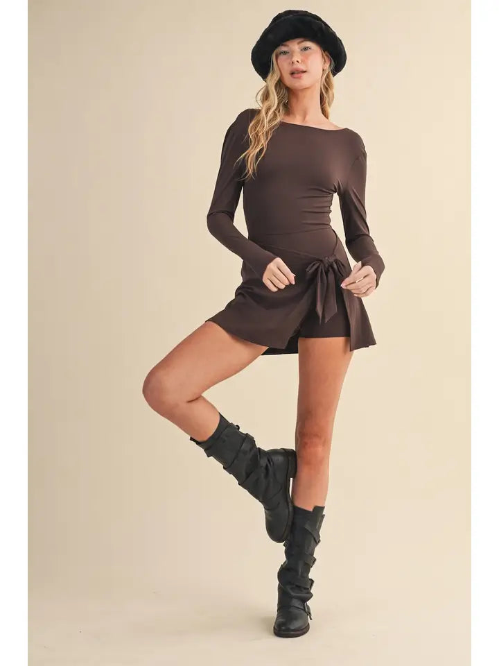 Teddy Long Sleeve Active Dress