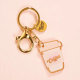 Acrylic Coffee Cup Keychain
