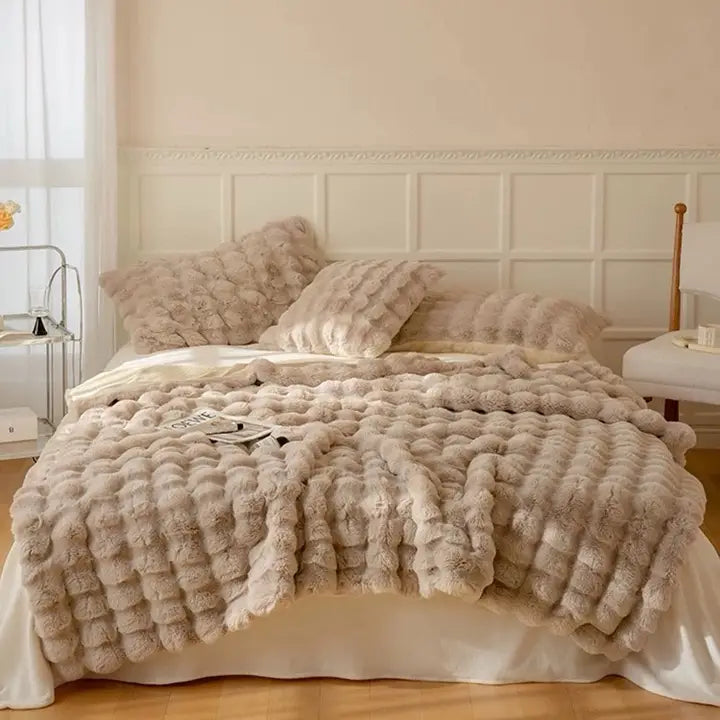 Luxury Rabbit Plush Blanket
