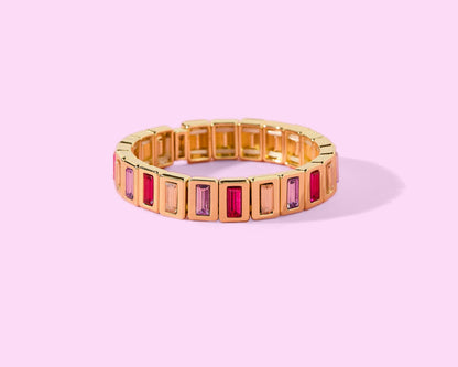 Enamel Stretch Bracelet - Love - Assorted Styles