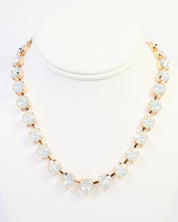 Radcliffe Rhinestone Necklace White Opal