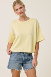 Boxy Short Sleeve Scuba Shirt