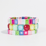 Tile Sparkle Colorful Stack Set