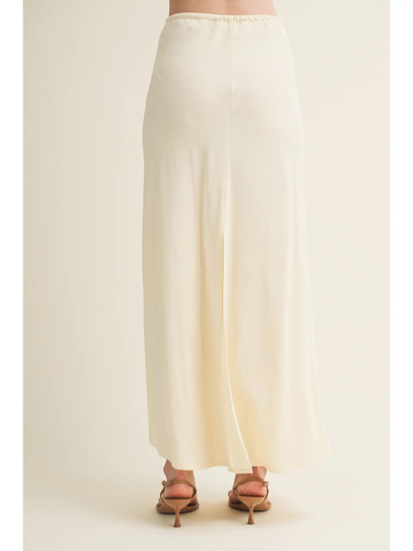 Millie Drawstring Skirt- Butter