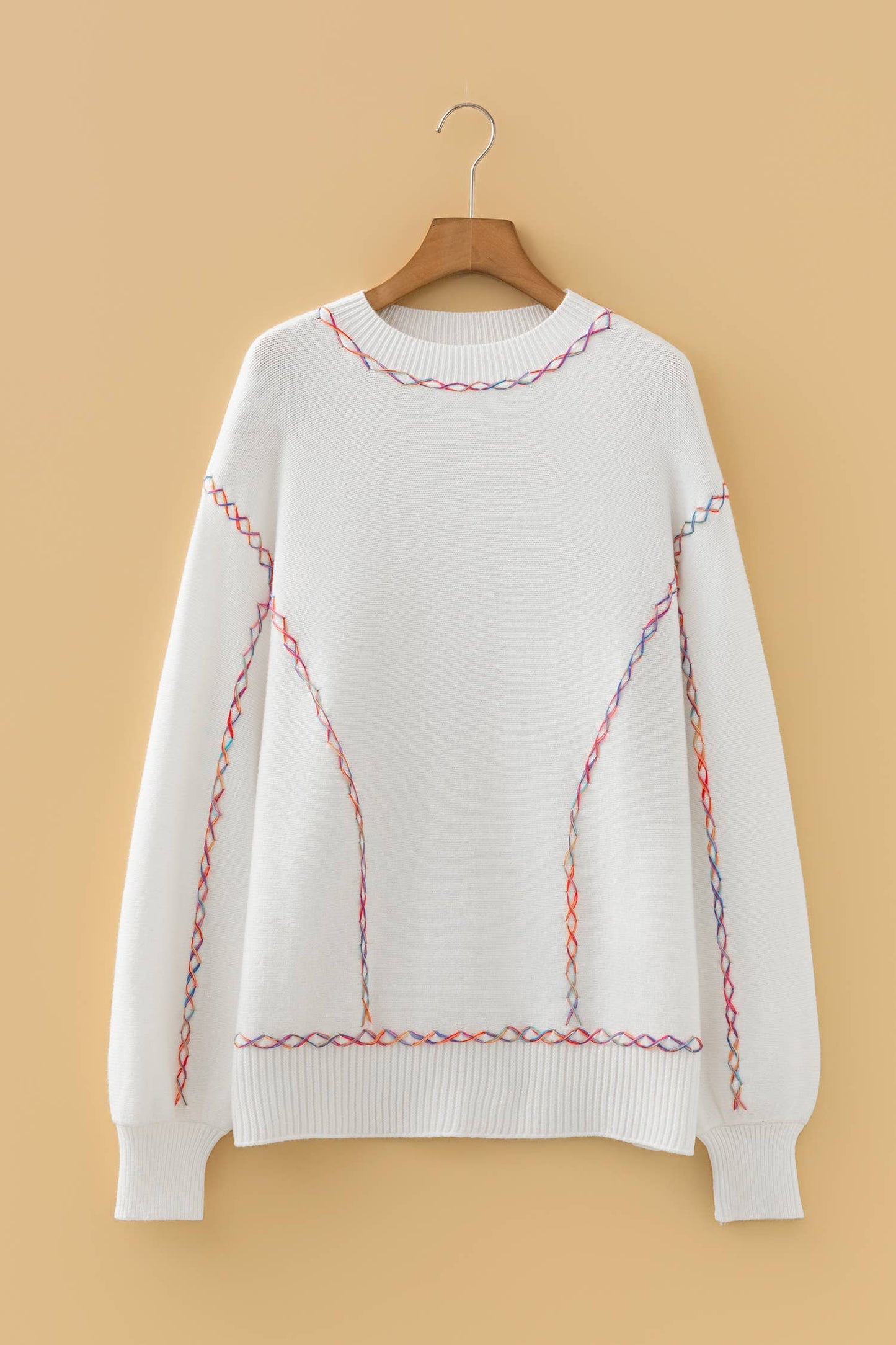 Colorblock Stitching Sweater