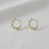 Pearl Hoop Earrings