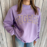 LSU TIGERS Mockneck Sweatshirt