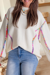 Colorblock Stitching Sweater