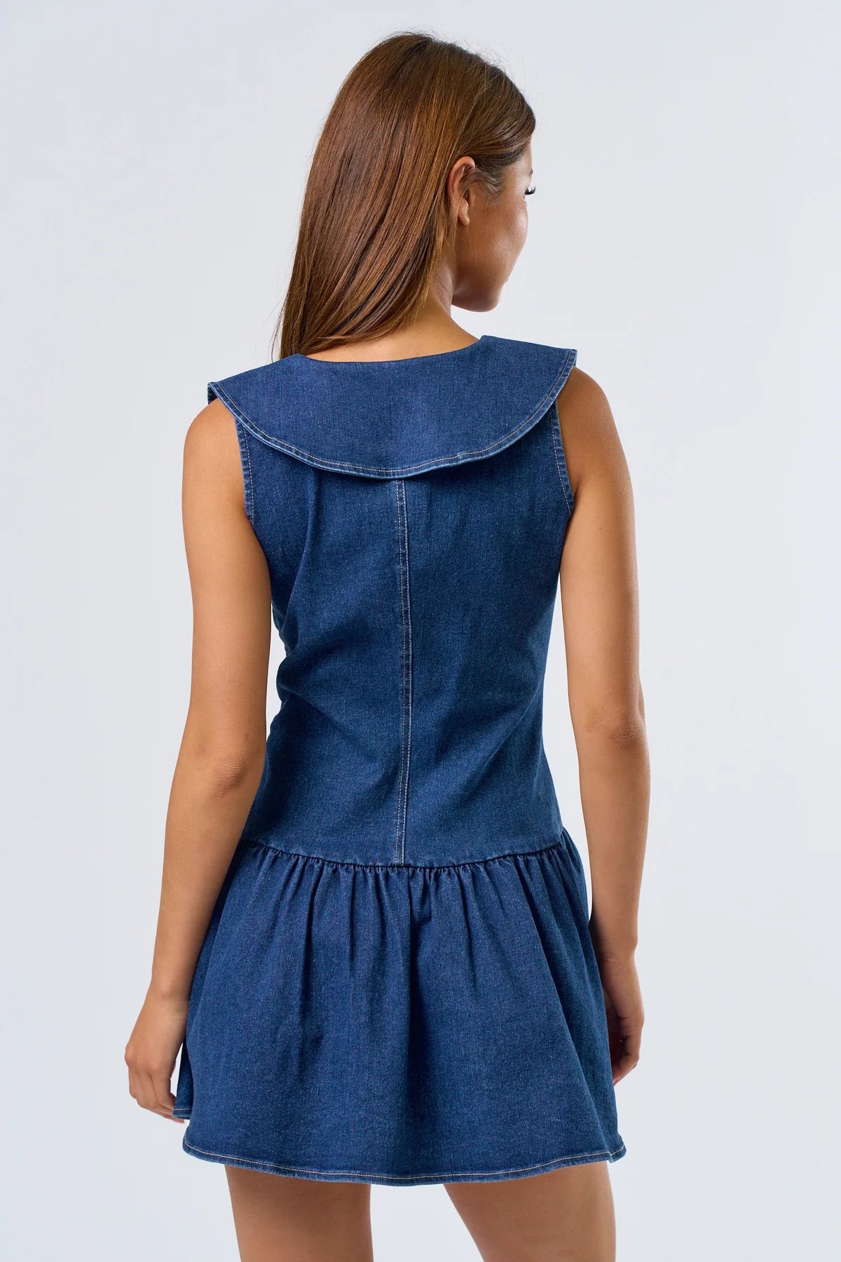Gracie Denim Bib Dress