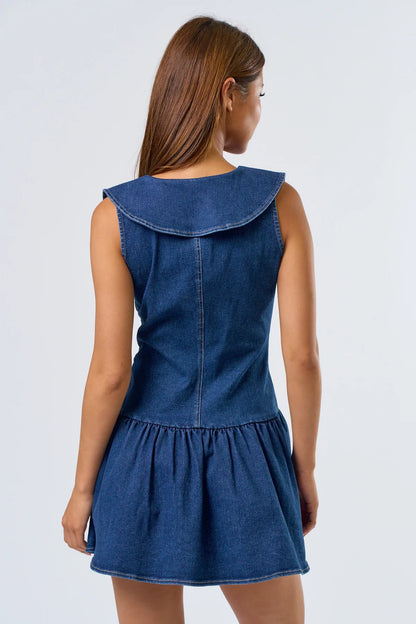 Gracie Denim Bib Dress