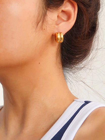 Double Hoop Earring