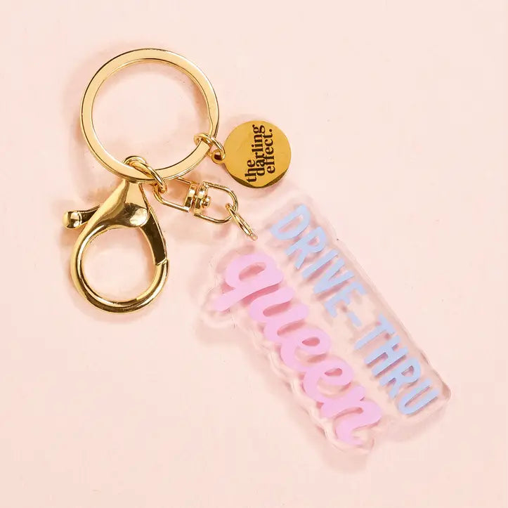 Acrylic Keychain-Drive Thru Queen