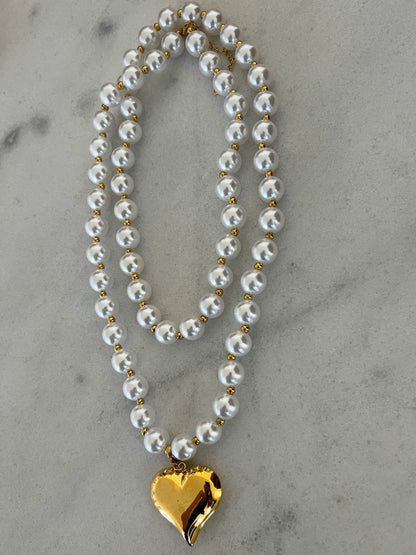 Wrap Round Pearl Necklace