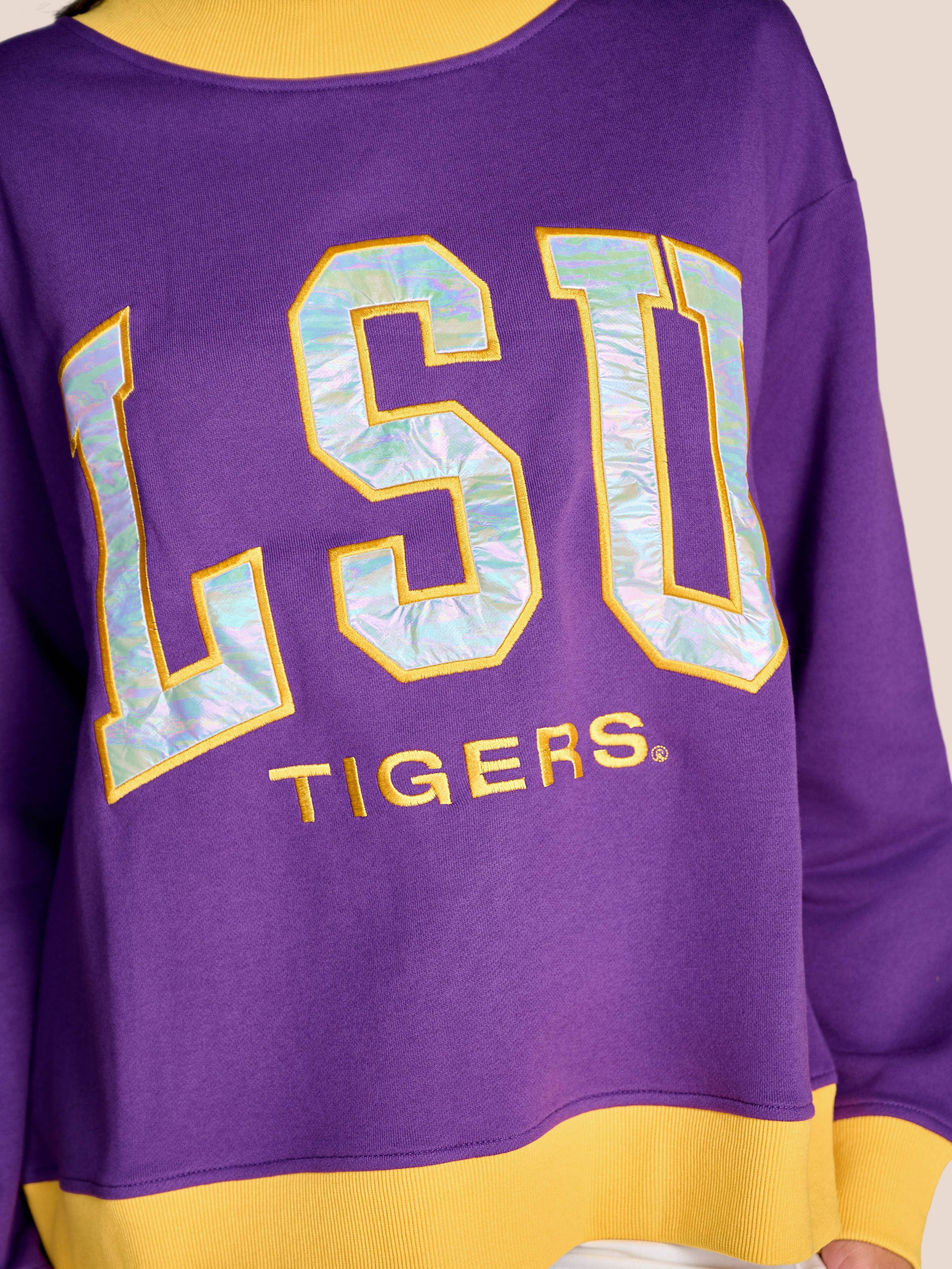 The Captain Mockneck Pullover | LSU