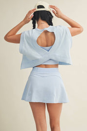 Mineral Wash Open Back Top