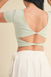 Twist Back Top