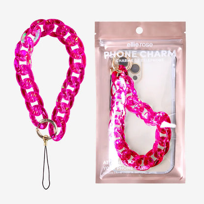 Holographic Phone Wristlet Charm
