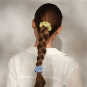 Ruched Satin Scrunchies 5pc Set - Multi-color