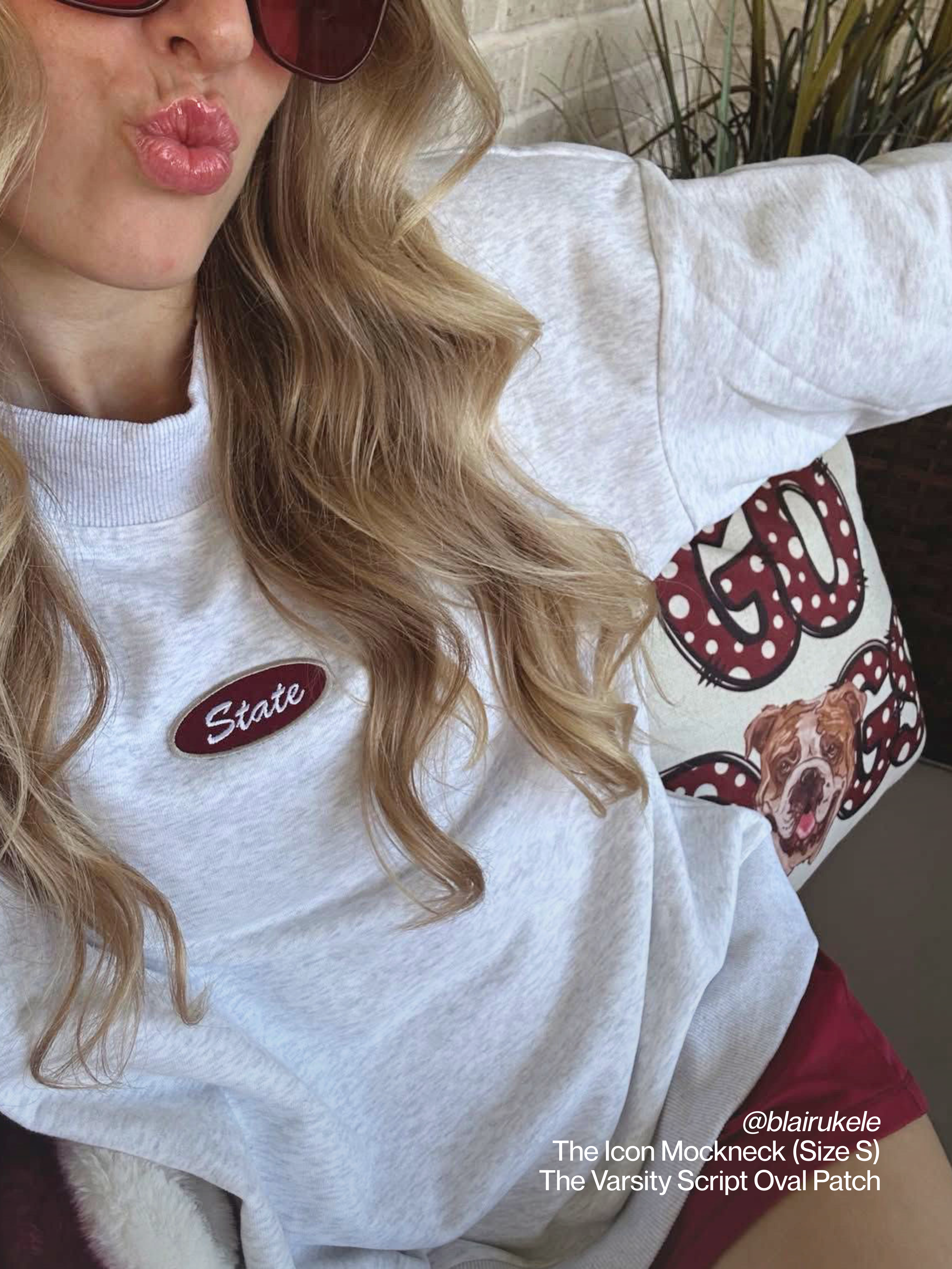 The Solo Icon Mockneck Sweatshirt | LSU