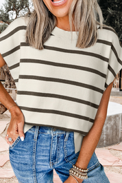 Jessie Striped Sweater Tee