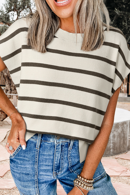 Jessie Striped Sweater Tee