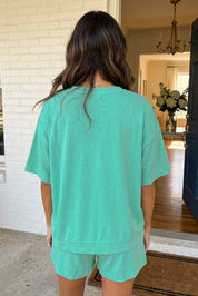 Patch Pocket Oversized Loungewear Set