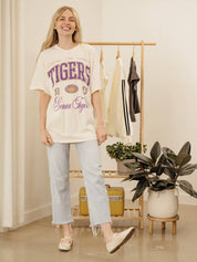 Geaux LSU Tigers Thrifted Tee