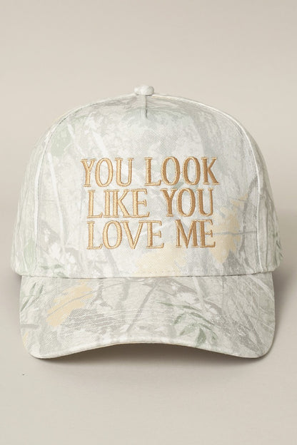 Camo Embroidered Hat