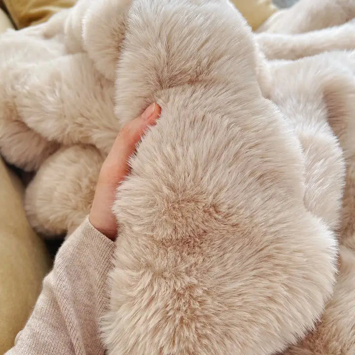 Luxury Rabbit Plush Blanket