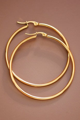 Gold Hoop Earrings