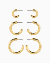 Lightweight Hoop Earring Set