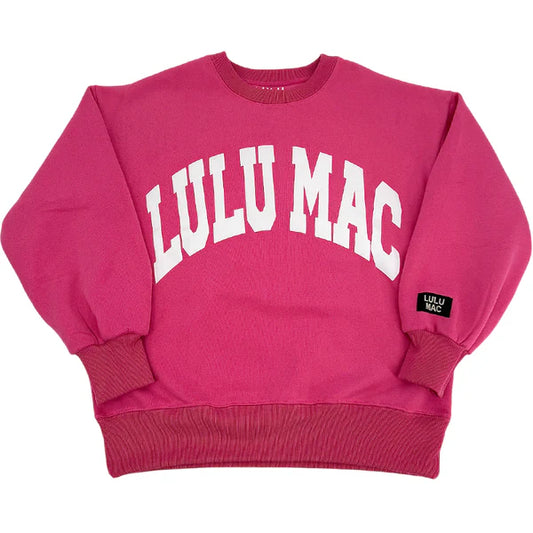 Lulu Hot Pink Sweatshirt