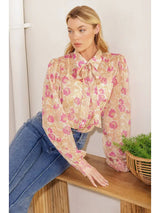 Printed Woven Top